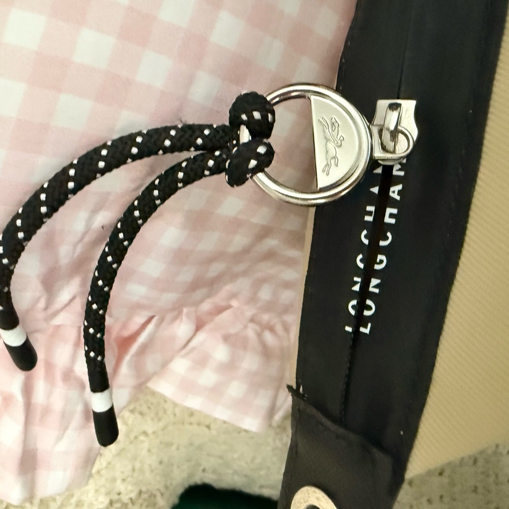 Longchamp Black and Tan Tote Bag - Picture 3 of 6